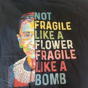 RUTH BADER GINSBURG GRAPHIC TEE.  NEW WITHOUT TAGS